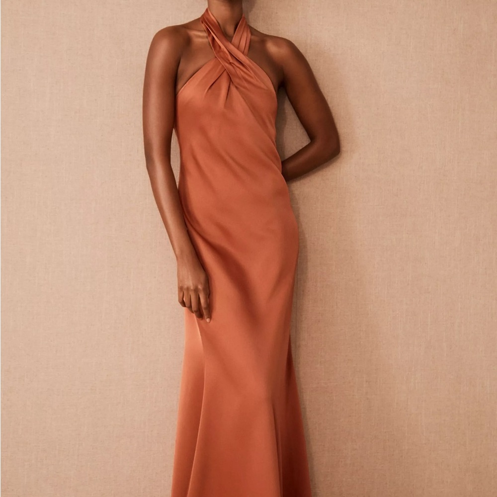 BHLDN Anthropologie Ruby Dress in Teracotta
